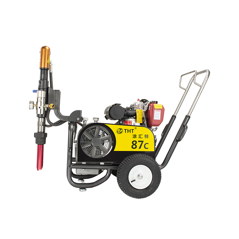 涂汇特柴油BM87C腻子涂料油漆多功能喷涂机