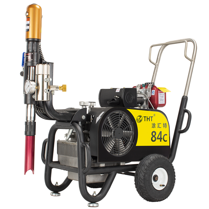 涂汇特柴油柱塞泵84C小型腻子喷涂机