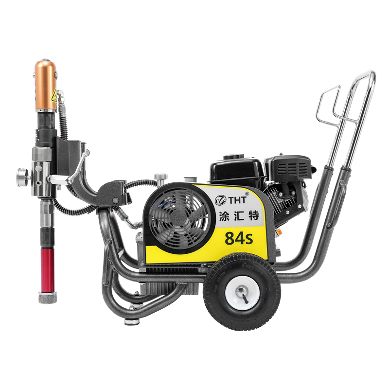涂汇特汽油柱塞泵84s家装涂料油漆喷涂机
