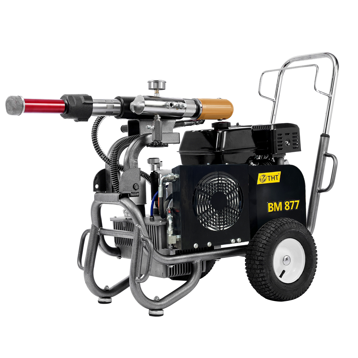 涂汇特超大流量877腻子涂料喷涂机