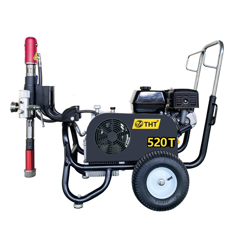 涂汇特520T油动腻子涂料油漆喷涂机